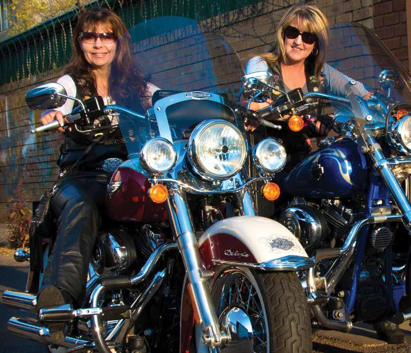 Get Riding Born to be wild Driving at high speeds is what adrenaline-loving mothers Annemarie Wheeler, Maresa Richards and Annatjie Jansen from Pretoria is known for.