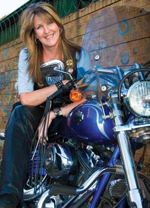 Get Riding Annatjie Jansen Annatjie Jansen explains that she was always curious about becoming a female motorcyclist, and when she finally decided to purchase a motorcycle almost a year ago, it was