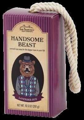 5 oz bar soap with a convenient rope and