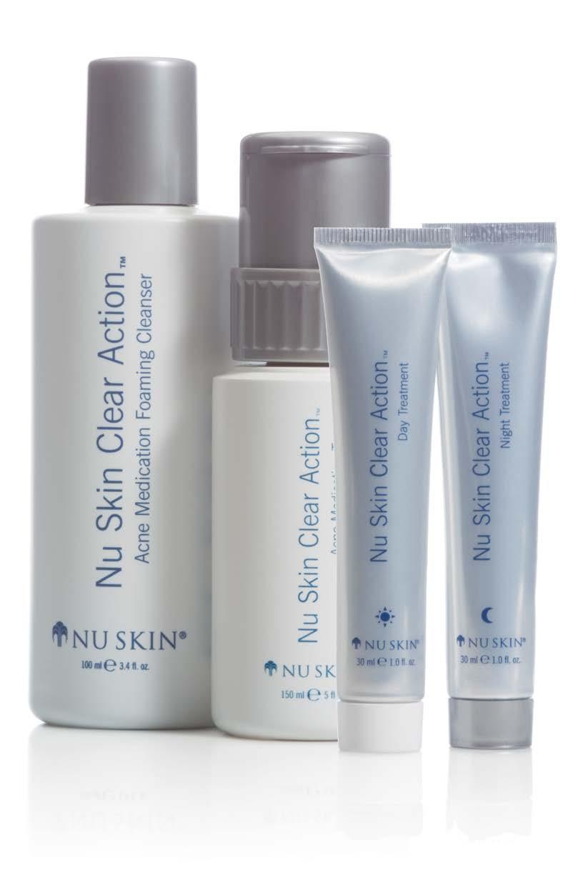 NU SKIN CLEAR ACTION Created to help clear the signs of past and present breakouts and
