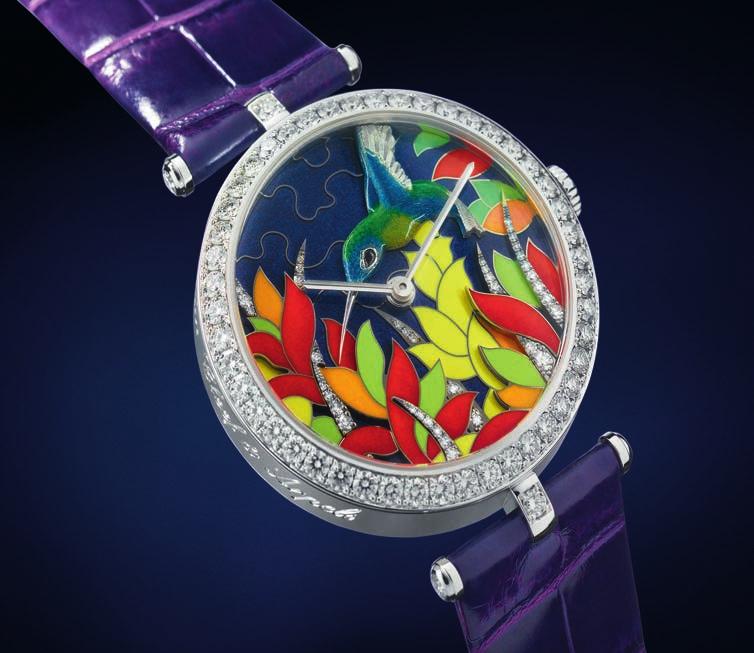 Extraordinary Dials With their turquoise enamel skies, mother-of-pearl waves, diamondset animals with furry coats or ruby flowers, the Extraordinary