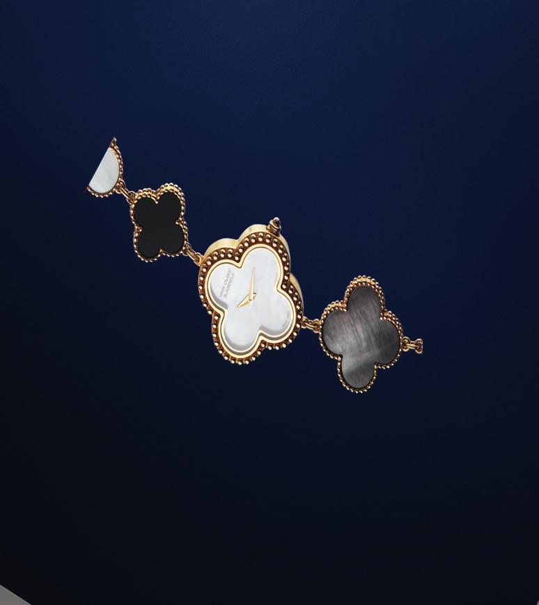Alhambra The Alhambra collection belongs to the heritage of Van Cleef & Arpels and its good-luck motif has become a veritable