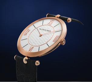 Drawing inspiration from the innovative spirit of its creator, it has maintained its hand-wound mechanical movement while at the same time playing with modernity: its