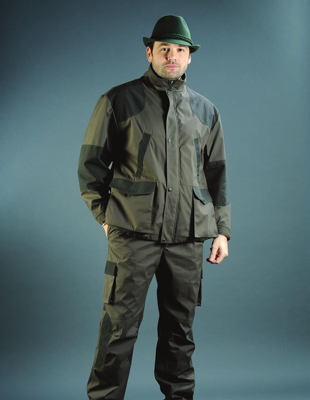 8 JACKET CODE 10-2301 Functional pockets with flaps closed with buttons