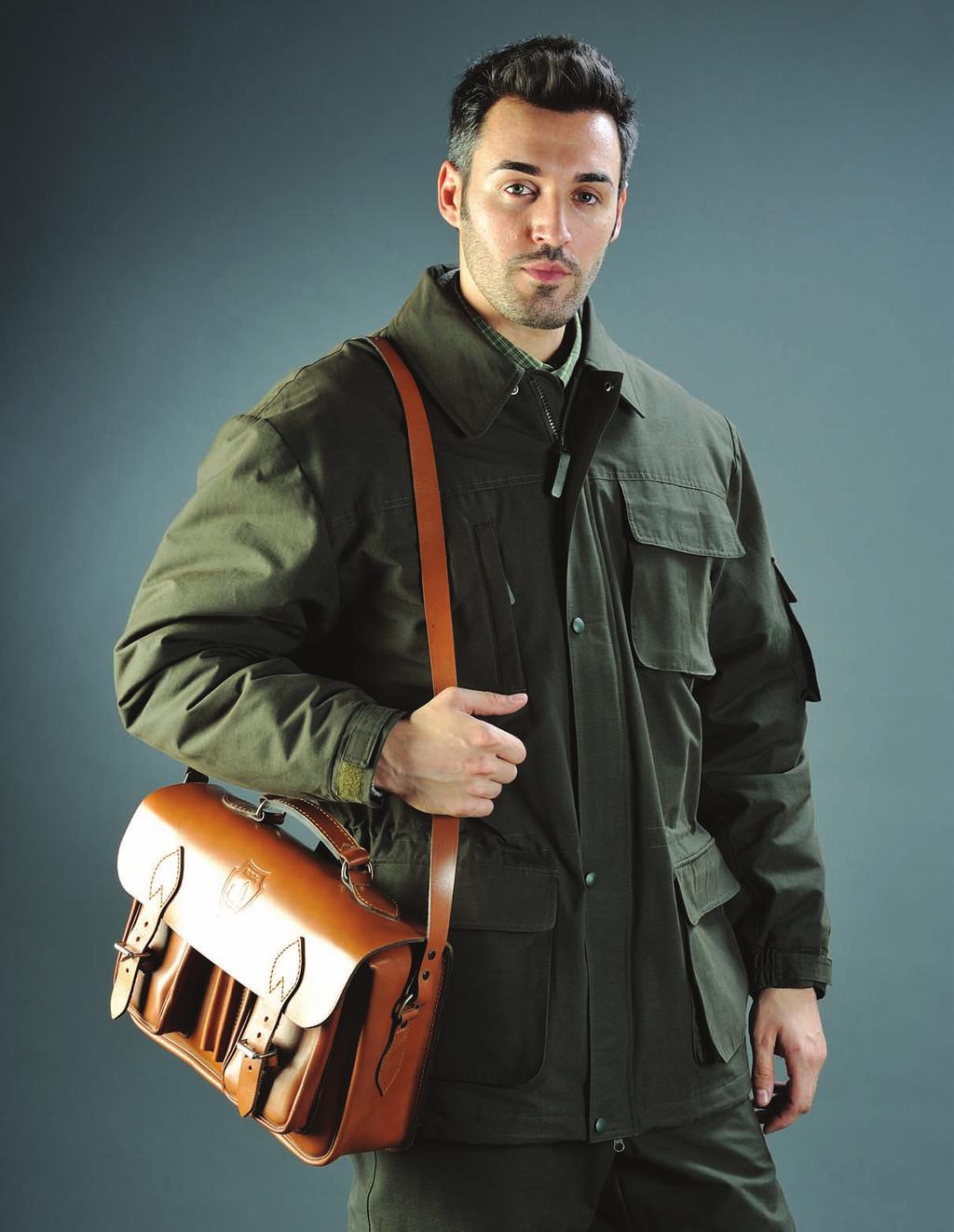 10 JACKET CODE 10-2602 Functional pockets with flaps Zippered
