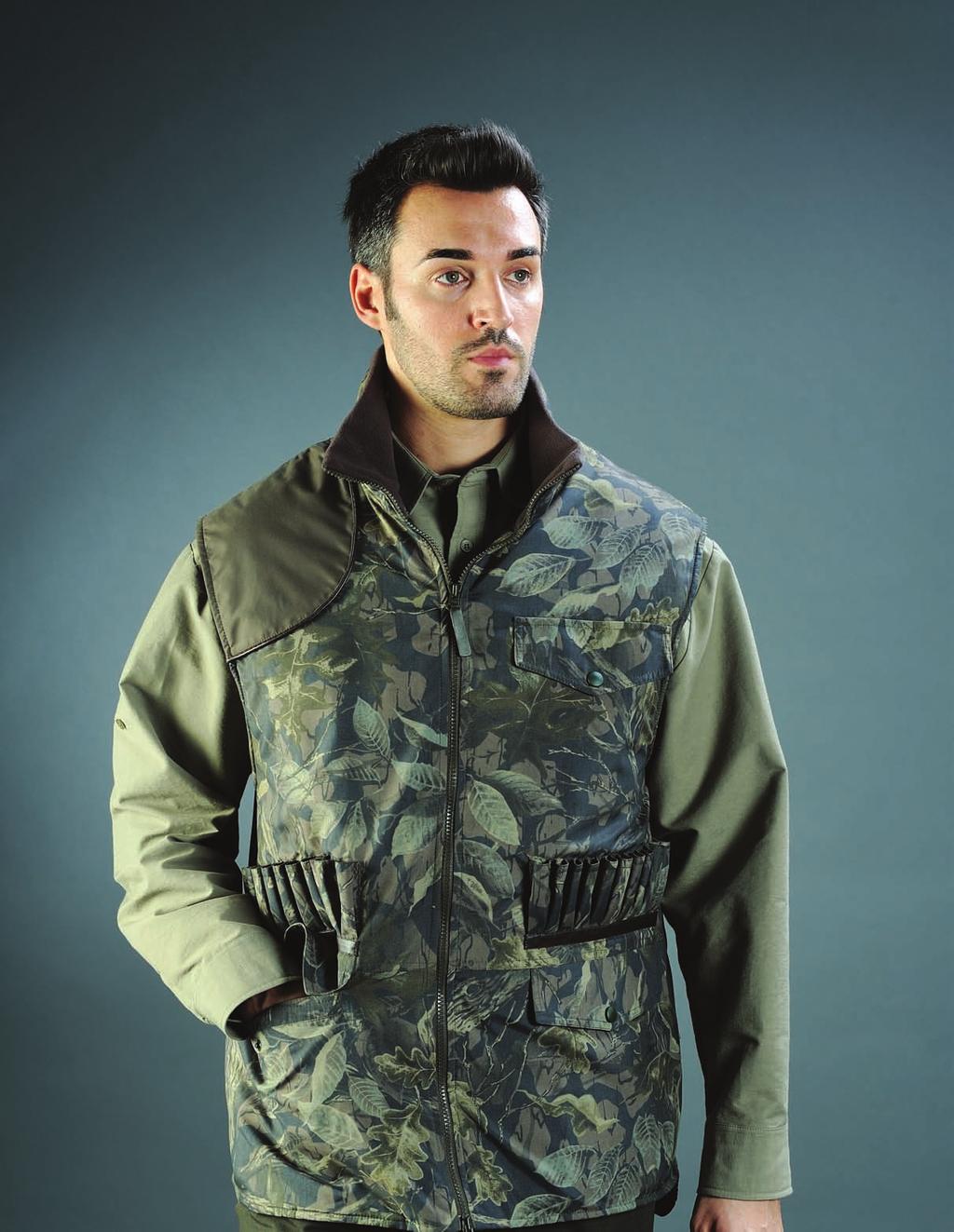 CAMOUFLAGE WINTER VEST CODE 30-1551 CAMOUFLAGE
