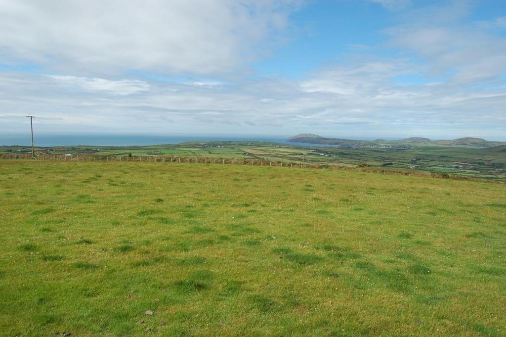 Figure 2 Shot of views over the western tip of the Llyn Peninsula, from the top of the hilltop enclosure at