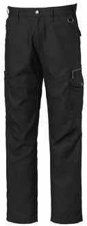 Construction, industry & service Trousers, On Duty Trousers with slightly tighter fit. Articulated knees for added comfort. Back pockets with flap. Side pockets. Two D-rings.