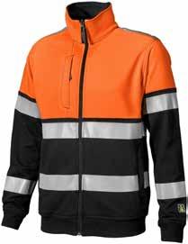 Fabric: 100% Cotton (High-visibility panels 50% Cotton 50% Polyester).