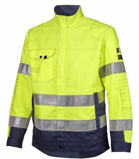 High-visibility flame-resistant Jacket Jacket with zip, front lining for superior safety.