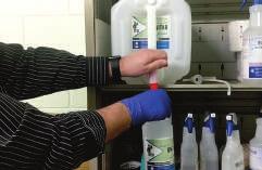 contamination hazards are of the highest concern Produces a solution with a ph of 5.