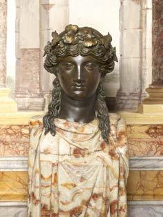 3. Herm of Bacchus (detail), 1773 Bronze, alabastro a rosa, bianco e nero antico, and