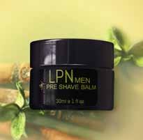 LPN MEN Pre Shave Balm LPN MEN is extremely popular with our specially formulated citrus scent, being reminiscent of the old style barber shops of a century ago.