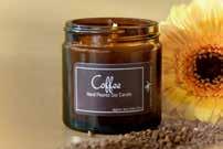 COFFEE The traditional design of our signature classic coffee scented candles reflect a warm, relaxed sense of being at home.