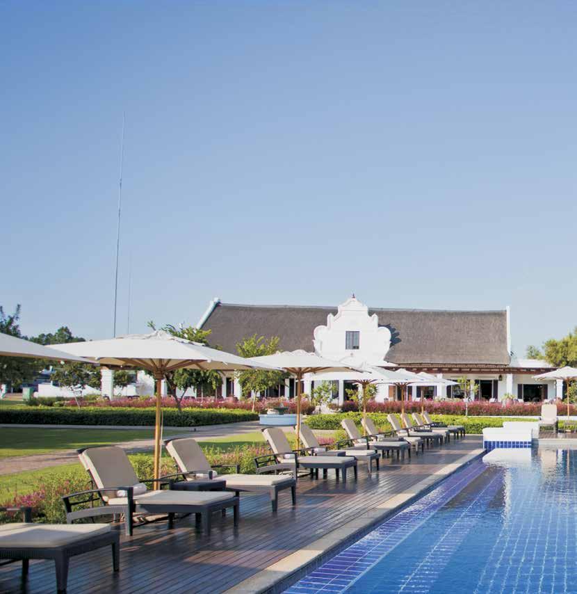 Get To the Winelands Indulge in luxury For a luxurious experience, escape to Kievits Kroon Country Estate.