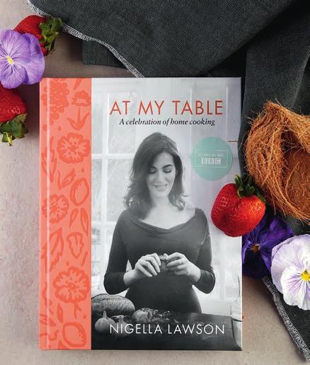 .. think Indian-spiced chicken and potato traybake, chilli mint lamb cutlets, emergency brownies (aren t they all?) and white chocolate cheesecake. Happiness is best shared, writes Nigella.