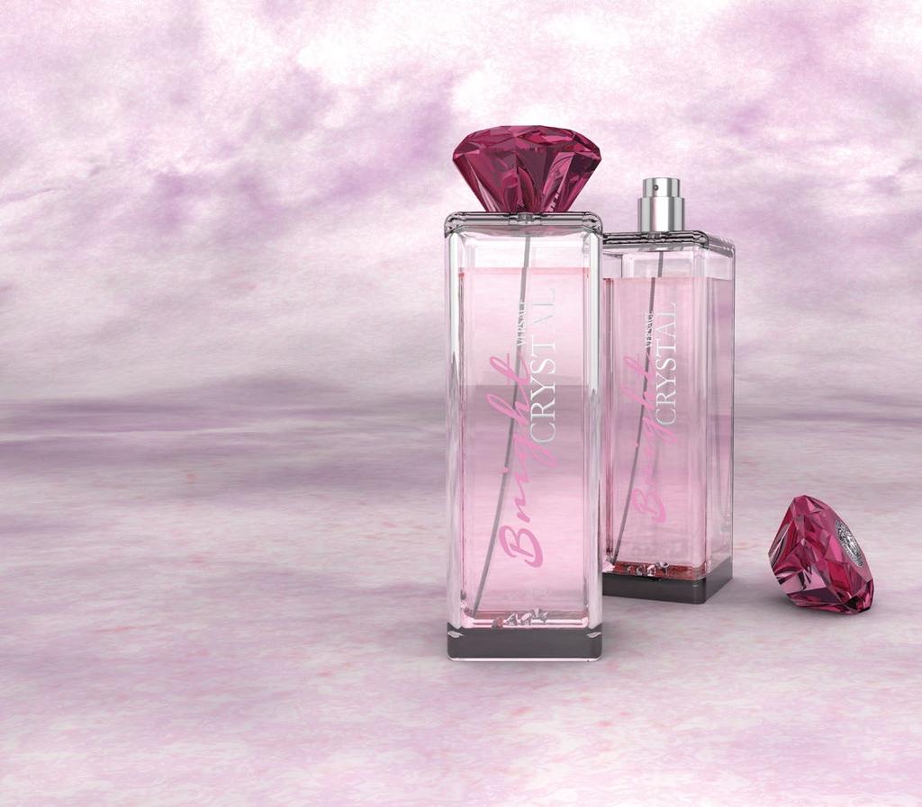packaging design perfume packaging restyling The particularity of this packaging is the presence of some crystals inside, which create play of light between the glass of the bottle and the rosy color