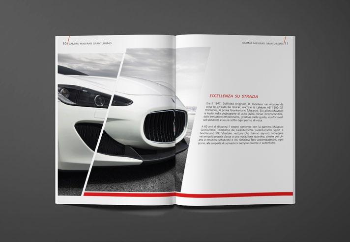 graphic design Maserati catalog The purpose of the project is to create a catalog of cars for a motor home of our choice.