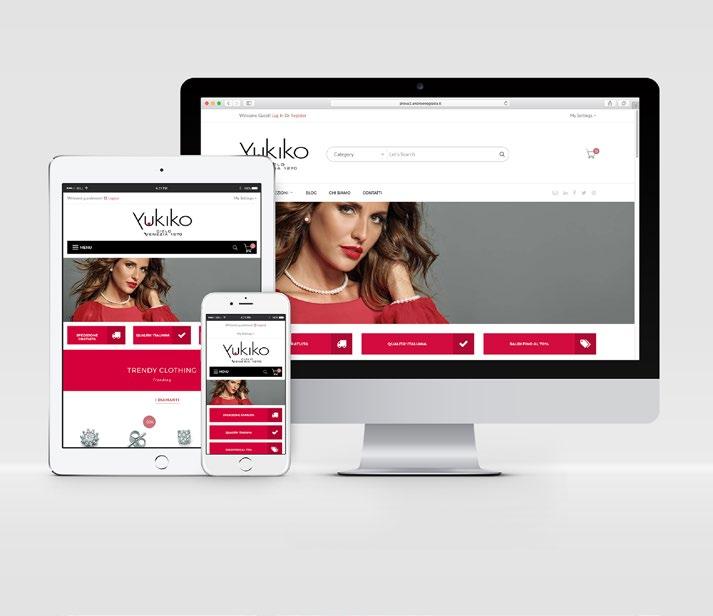 web design Yukiko jewelery website restyling Restyling of the Yukiko jewellery website.