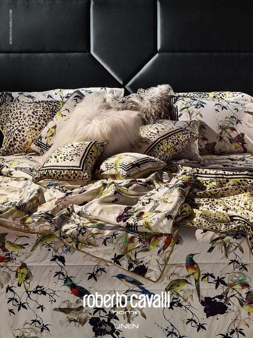 Roberto Cavalli Home Linen There is no difference between designing a fashion collection and