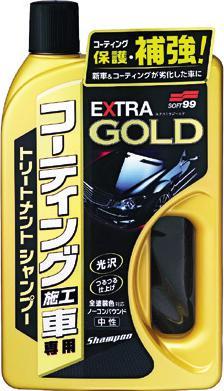 Shampoos 11 Extra Gold Shampoo Regenerate your professional coating by simply washing your car regularly with Extra Gold Treatment Shampoo!