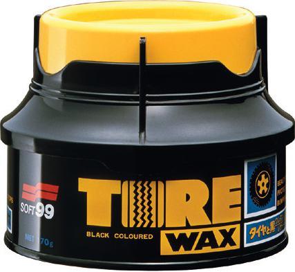 56 Tires and rims Tire Black Wax A solid, hard wax for tires. Products of this kind are almost impossible to find on the market!