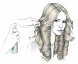 Once blow-drying is complete, use a curling iron or