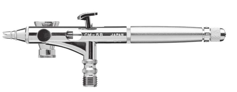 6 Iwata Custom Micron C Plus The.23-mm fluid nozzle allows slightly heavier paint than the.18-mm fluid nozzle.
