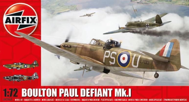 AIRFIX 1/72 BOULTON PAUL DEFIANT MK1 BY TONY ADAMS Having not built anything for a while I was after a quick build to get the juices flowing again!