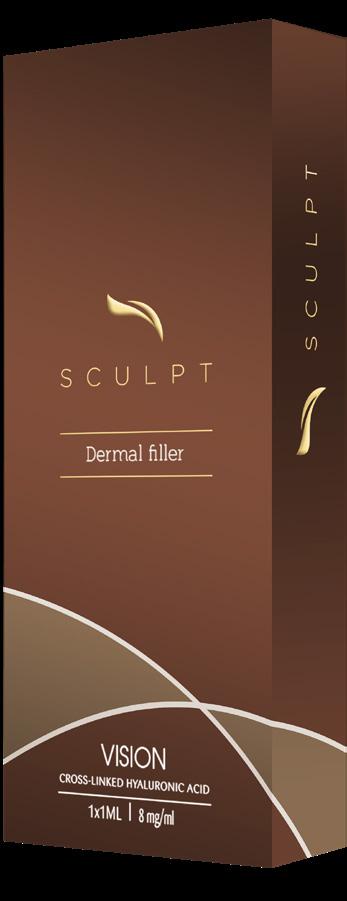 SCULPT VISION The intradermal filler, based on hyaluronic acid of non-animal origin, has been designed specifically for correcting signs of photo-damage and chrono-damage of periorbital area.