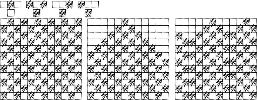 Cellular Automata-Based Generative Design of Pied-de-poule Patterns using Emergent Behavior By definition, in a plain binding (plain weave), the weft (vertical) yarn goes over one warp (horizontal)