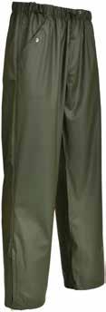 1033 Tradition bush trousers Description: 65% polyester, 35% cotton, with 100% polyester inserts, waterproof coating.