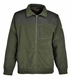 34 FLEECES 4XL 1562 Cor Embroidered fleece hunting jacket 15136 Plain