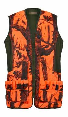 Colours: Ghostcamo Blaze & Black Size: S - 4XL 1229 Savane hunting vest Description: 80% polyester, 20%