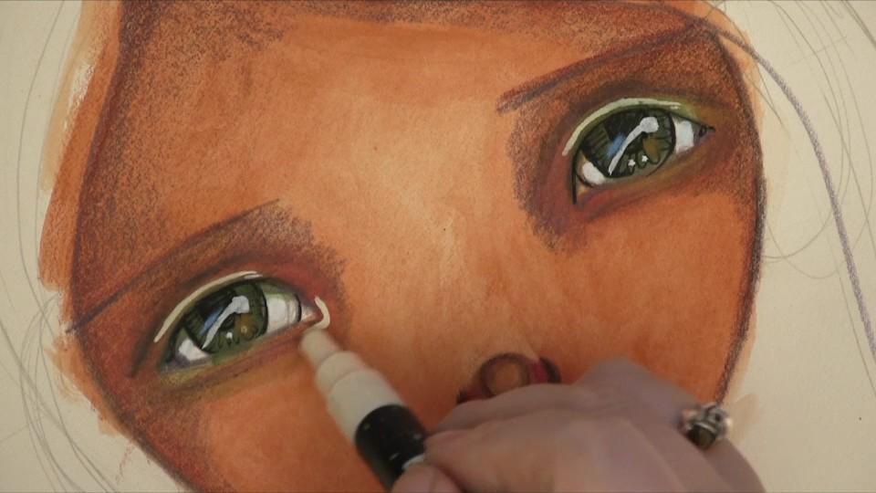Some important details to include to bring your face to live more: Eyes the eyeball itself is rounded and will have a small shadow cast onto it from the upper lid.
