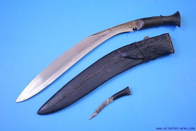 This one is probably Acheen from Sumatra, mid 19th C. The blade is straight and single edge, 24 inches long with a 17 8423 inches long fuller just below the spine. It is forged from laminated steel.