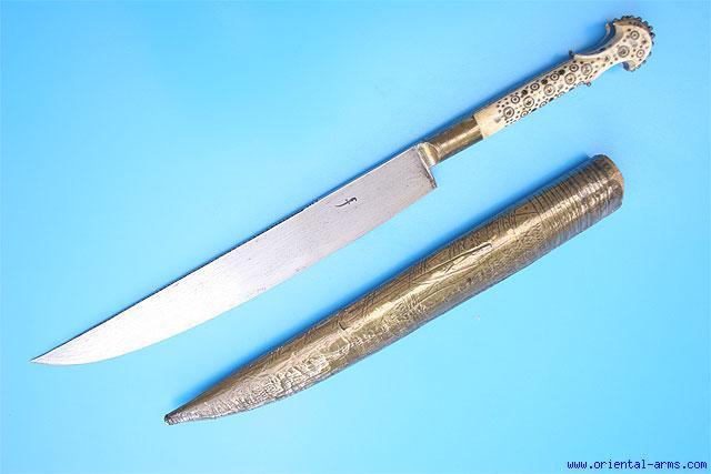 A typical knife from Bosnia & Herzegovina, from the very short period of independence before the annexation to the Austro-Hungarian Empire at the end of the 19th C.