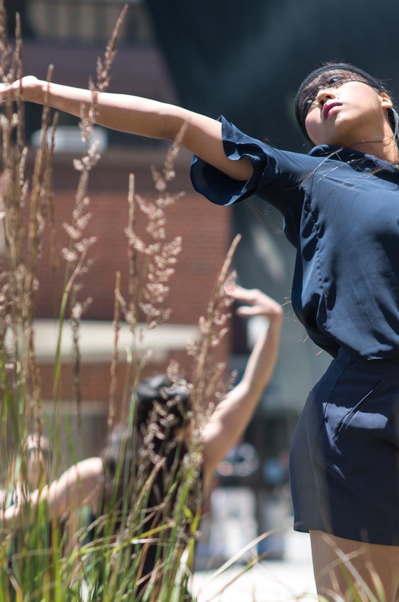 Architecturally inspired site-specific dance for a large ensemble Requiem Performed one year following the tragic events at Pulse, Orlando, Requiem was created as an offering to the 49 human beings