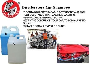 KEEPS THE COLOUR OF YOUR CAR TO LONG- LASTING FINISH SUITABLE FOR ALL TYPES OF PAINT Dust busters Dish