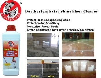 Dustbusters Extra Shine Floor Cleaner Flooring Protect Floor & Long Lasting Shine Protection And