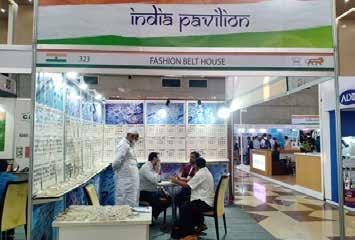 The Council provided the fully built up booths to the CLE India pavilion participants and all the stand