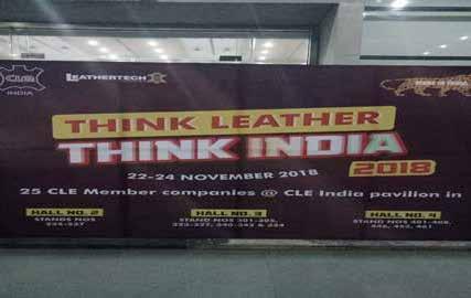 Tanners Association PTA, spread over 4 halls participated in the event showcasing Finished Leather,