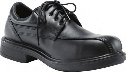 The Adelaide has a TPU outsole heat resistant to 130 C, has anti-static properties and is available in black. The Eucla is a men s derby style, lace-up shoe.