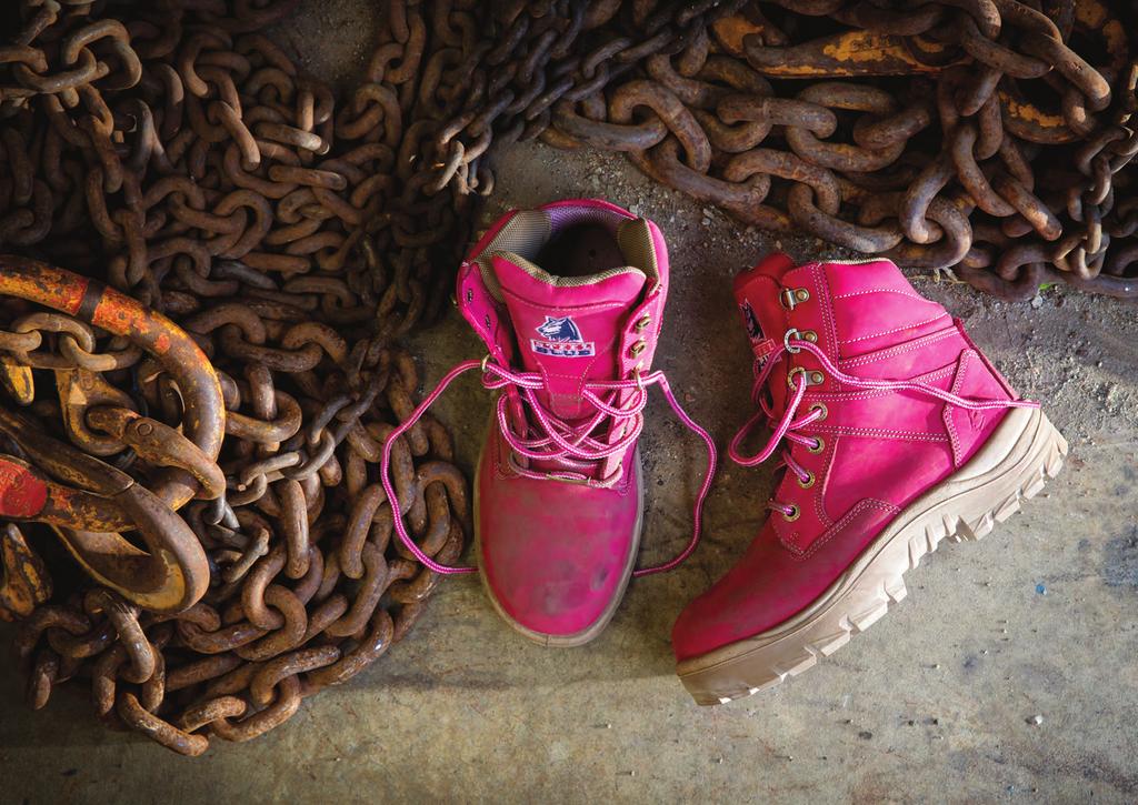 Our ladies safety boots are designed just for women and include a shorter ankle-length, higher arch and smaller in-step.