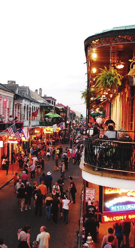 Enjoy an afternoon city tour including Jackson Square, Bourbon Street, the French Market and the Riverwalk. Dine aboard the steamboat Natchez while cruising the Mississippi River. Tuesday, Oct.