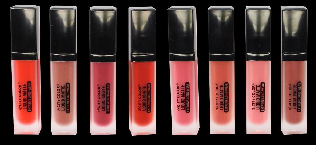 Lips Liquid Matte Lipstick (L-0052/L-0052A/L-0052B) City Color introduces the PERFECT formulation of Liquid Matte lipsticks.