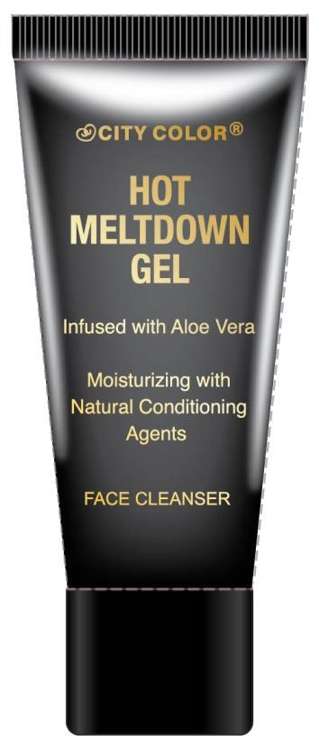 condition the skin with the Hot Meltdown Gel. This makeup remover/face cleanser will break down makeup as it heats up when massaged into the skin. Will leave skin feeling hydrated and moisturized.