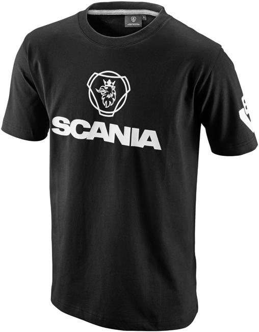 men Loose t-shirt T-shirt with Scania logotype print on front and V8 prints on sleeves. New loose fit. 100 % cotton jersey.