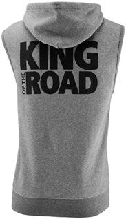 2597973 Classic hoodie Basic hoodie Classic hoodie with King of the Road print on front and V8 prints on sleeves.