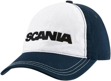 accessories Duo cap Baseball cap Stone-washed two-colour cap with King of the Road logo on front and large Scania wordmark embroidery on back. Adjustable strap with metal logo buckle.